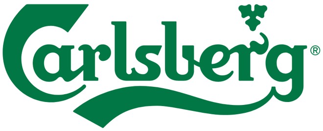 logomarca carlsberg cerveja cor verde